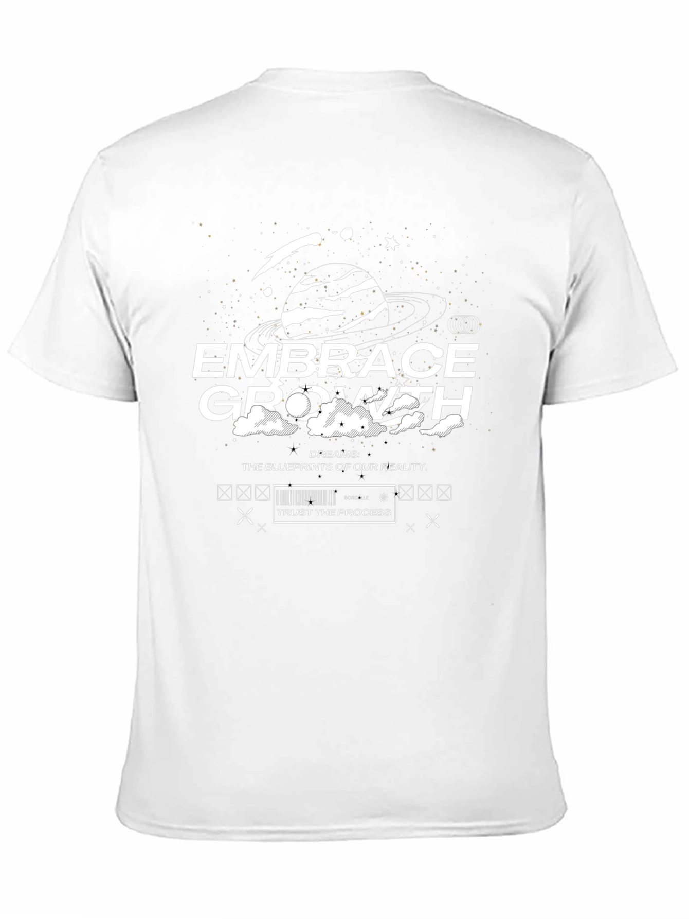 Embrace Growth Graphic Tee - Black Unisex T-Shirt