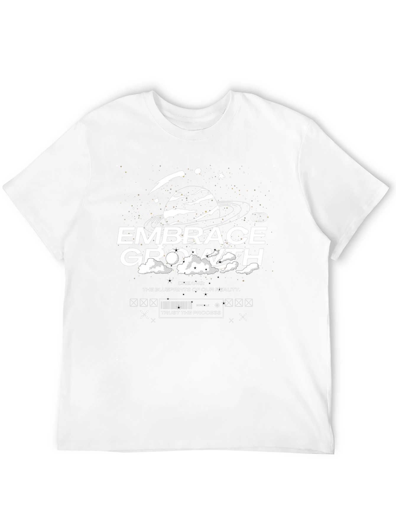 Embrace Growth Graphic Tee - Black Unisex T-Shirt