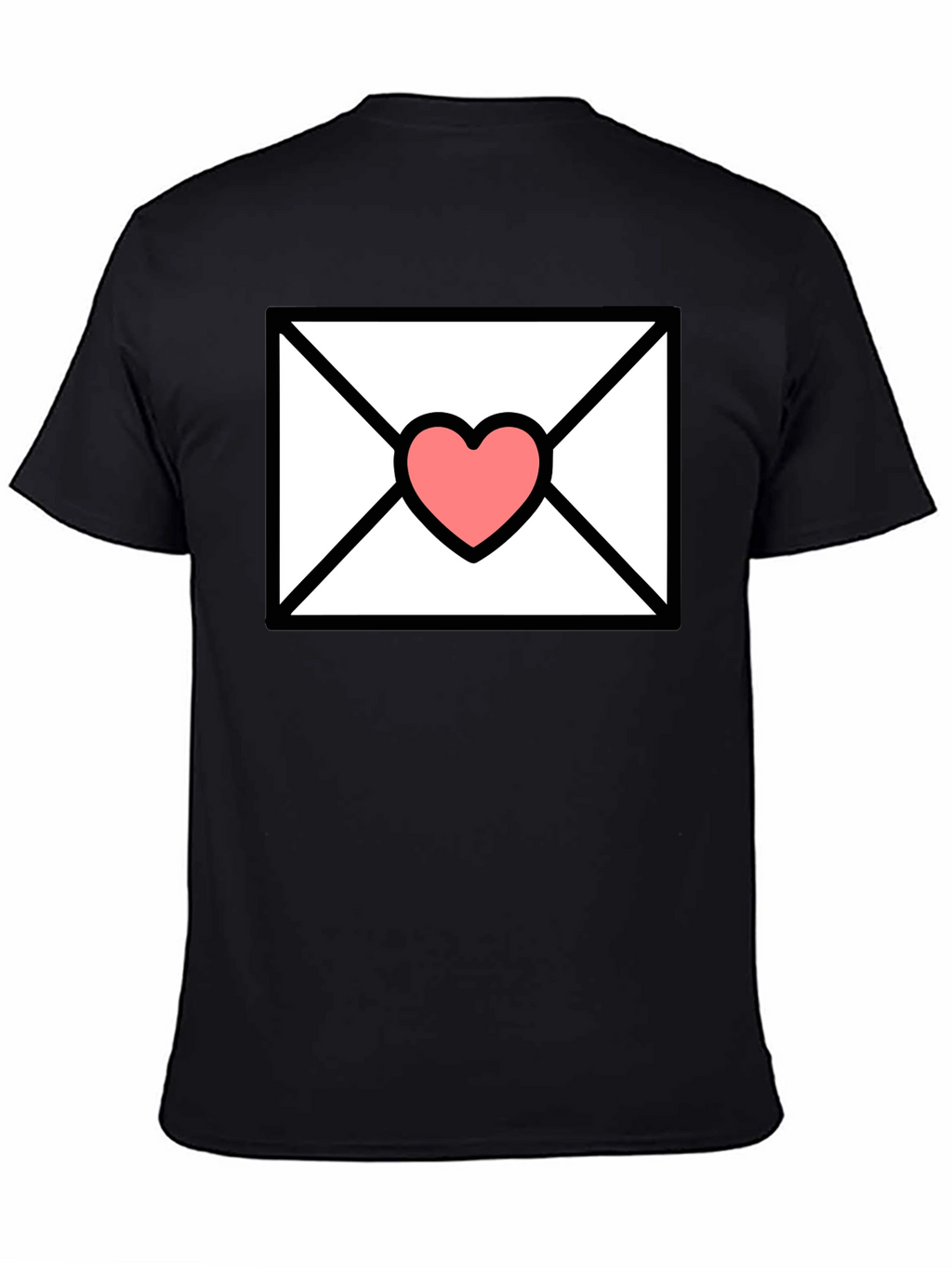 Love Letter T-Shirt - Heart Envelope Graphic Tee