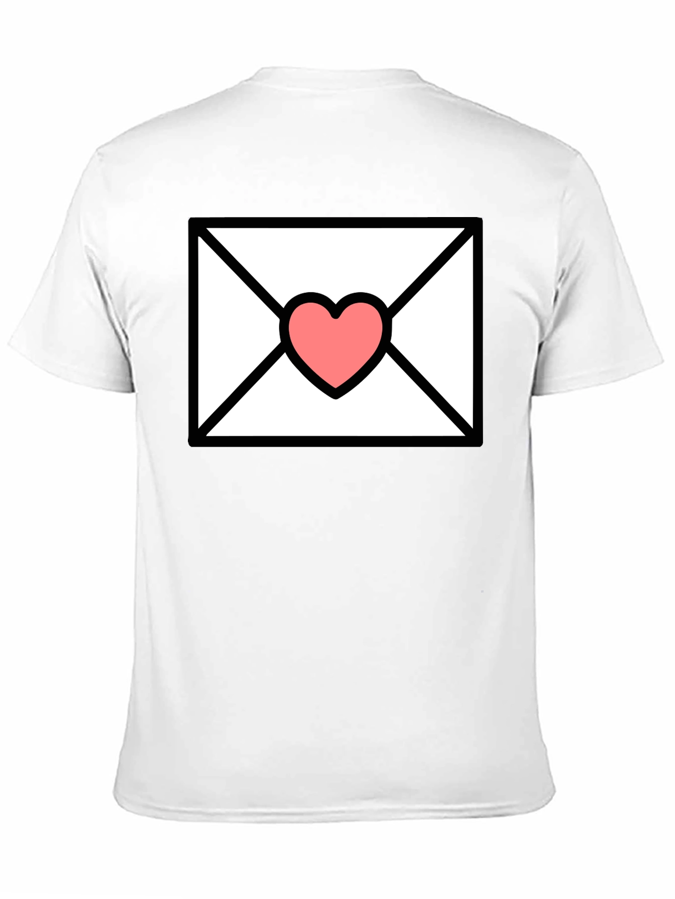 Love Letter T-Shirt - Heart Envelope Graphic Tee