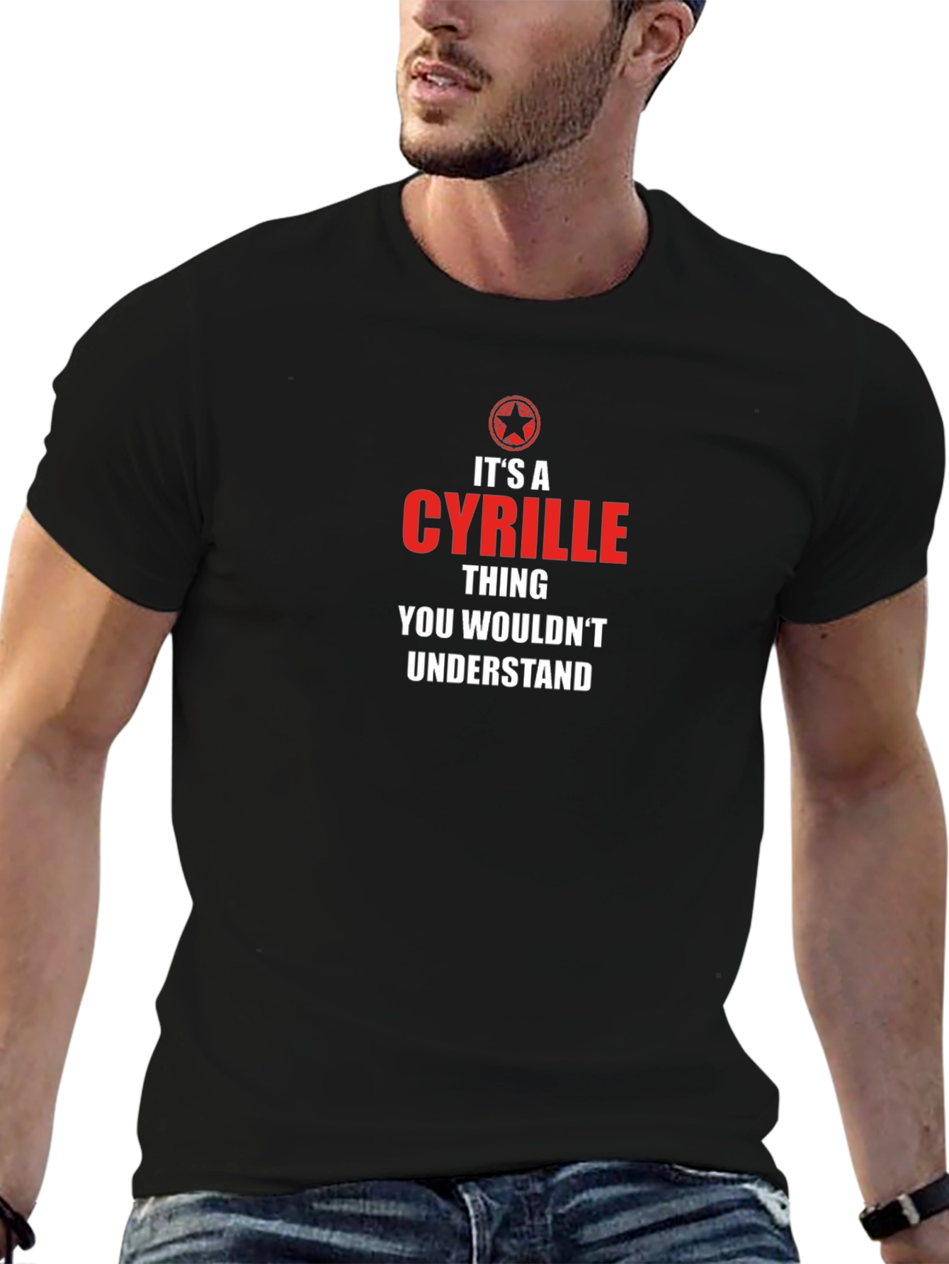 Its a Cyrille Thing T-Shirt - Funny Personalized Name Tee