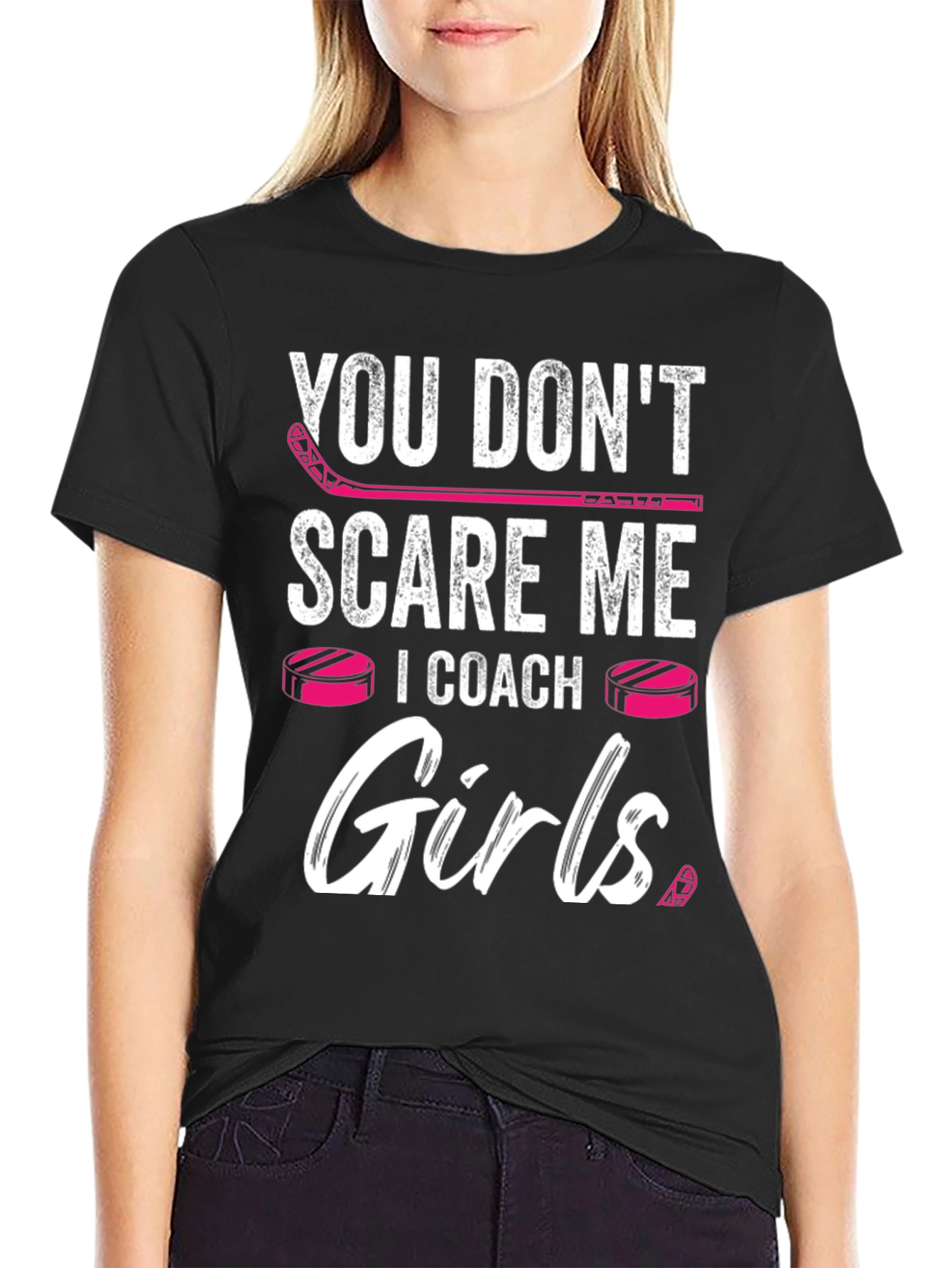 Hockey Coach T-Shirt - Girls Team Coach Tee
