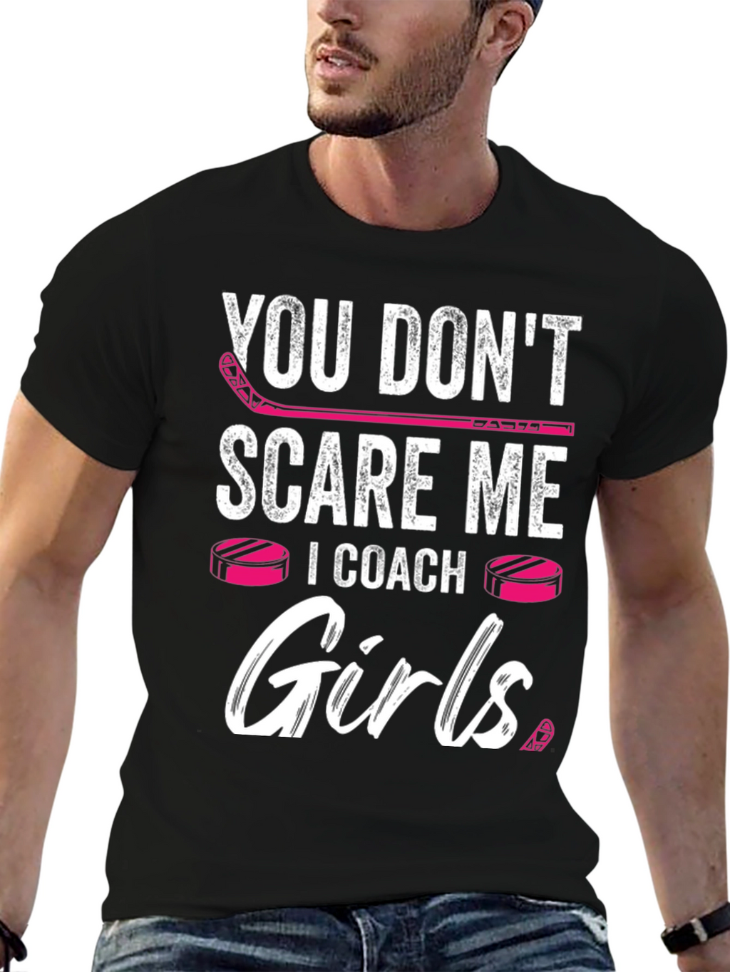 Hockey Coach T-Shirt - Girls Team Coach Tee