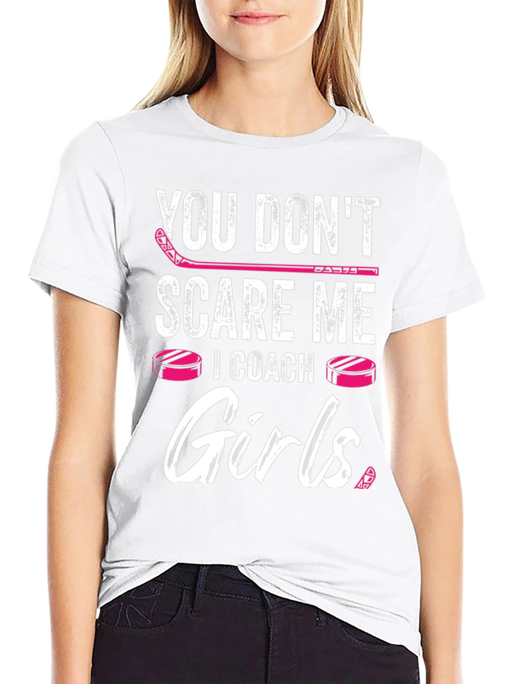 Hockey Coach T-Shirt - Girls Team Coach Tee
