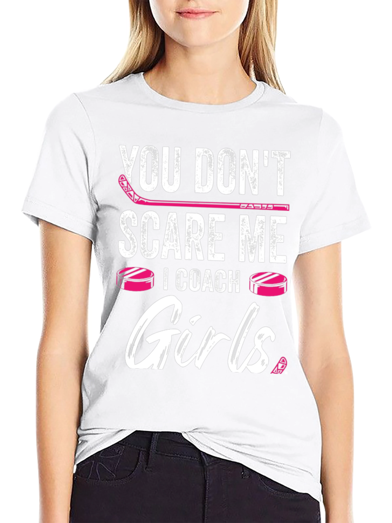 Hockey Coach T-Shirt - Girls Team Coach Tee