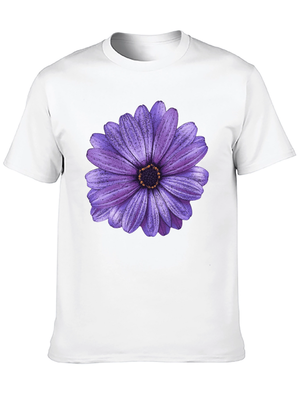 Purple Daisy Graphic T-Shirt