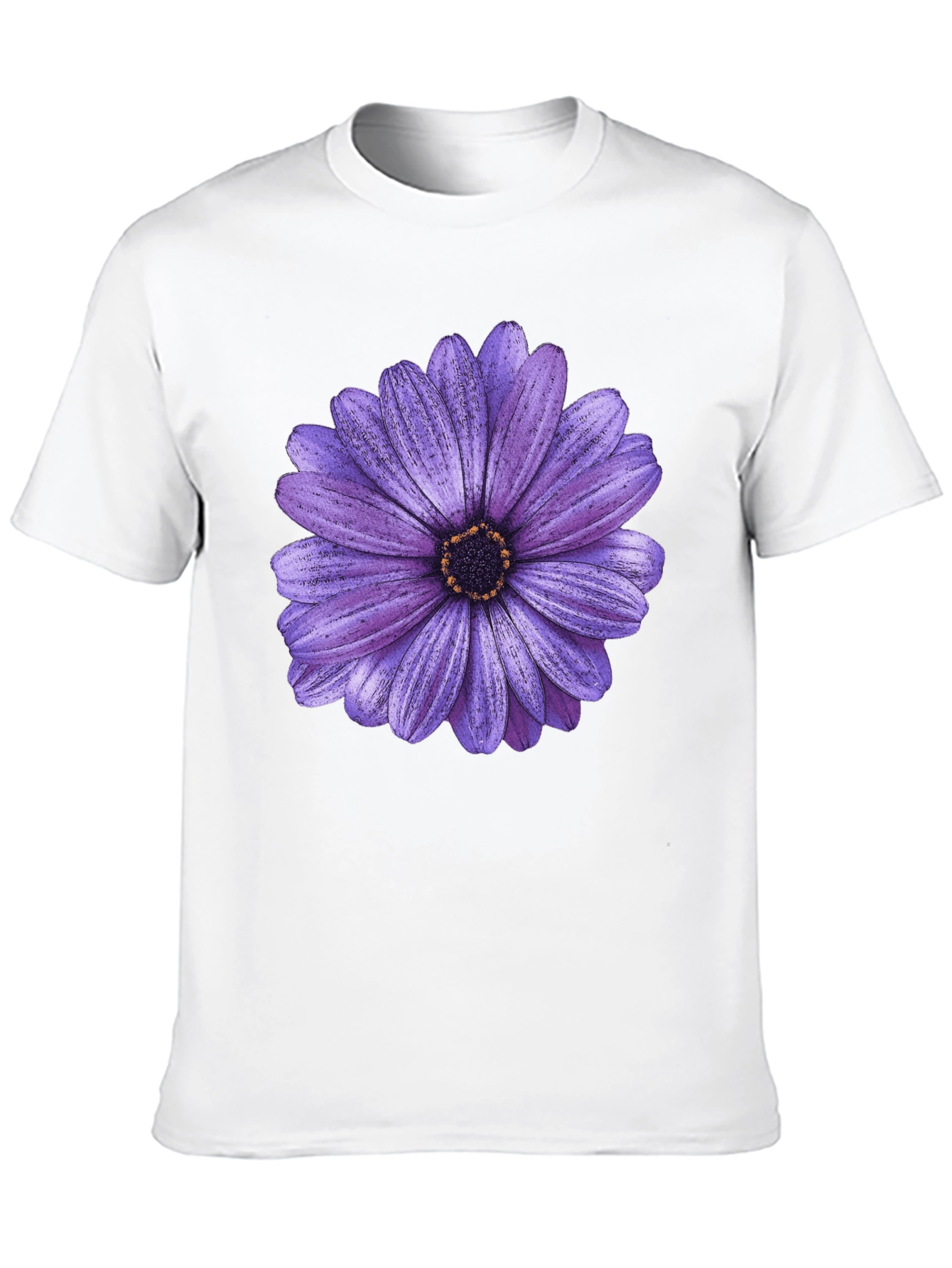 Purple Daisy Graphic T-Shirt