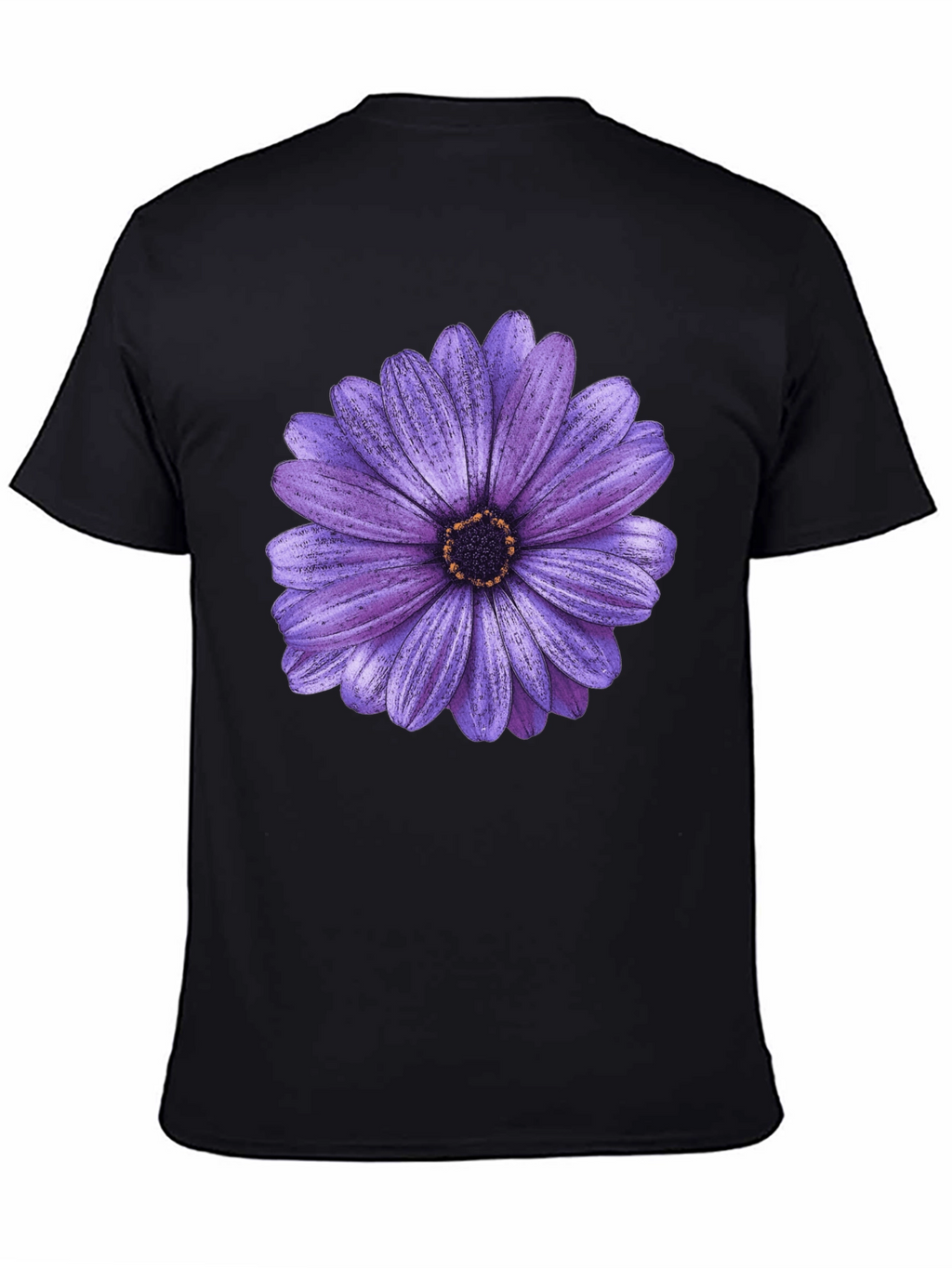 Purple Daisy Graphic T-Shirt