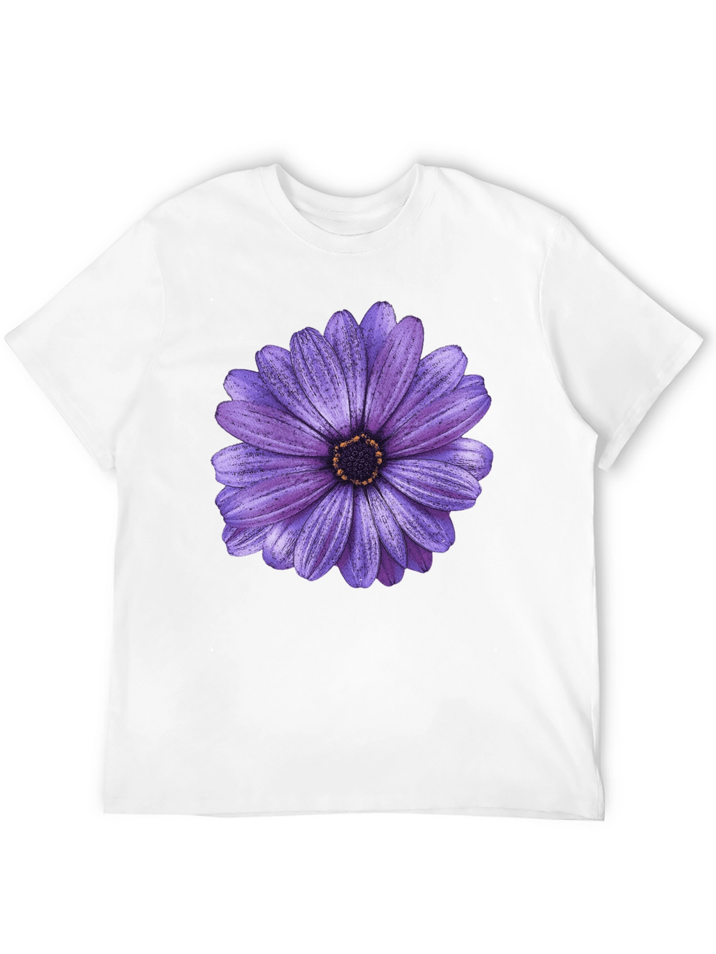 Purple Daisy Graphic T-Shirt
