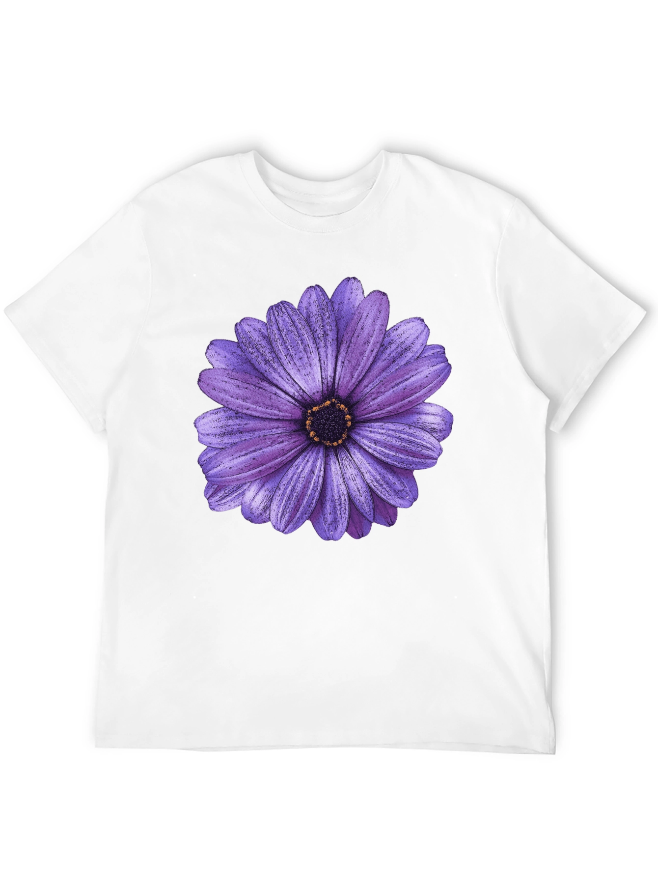 Purple Daisy Graphic T-Shirt
