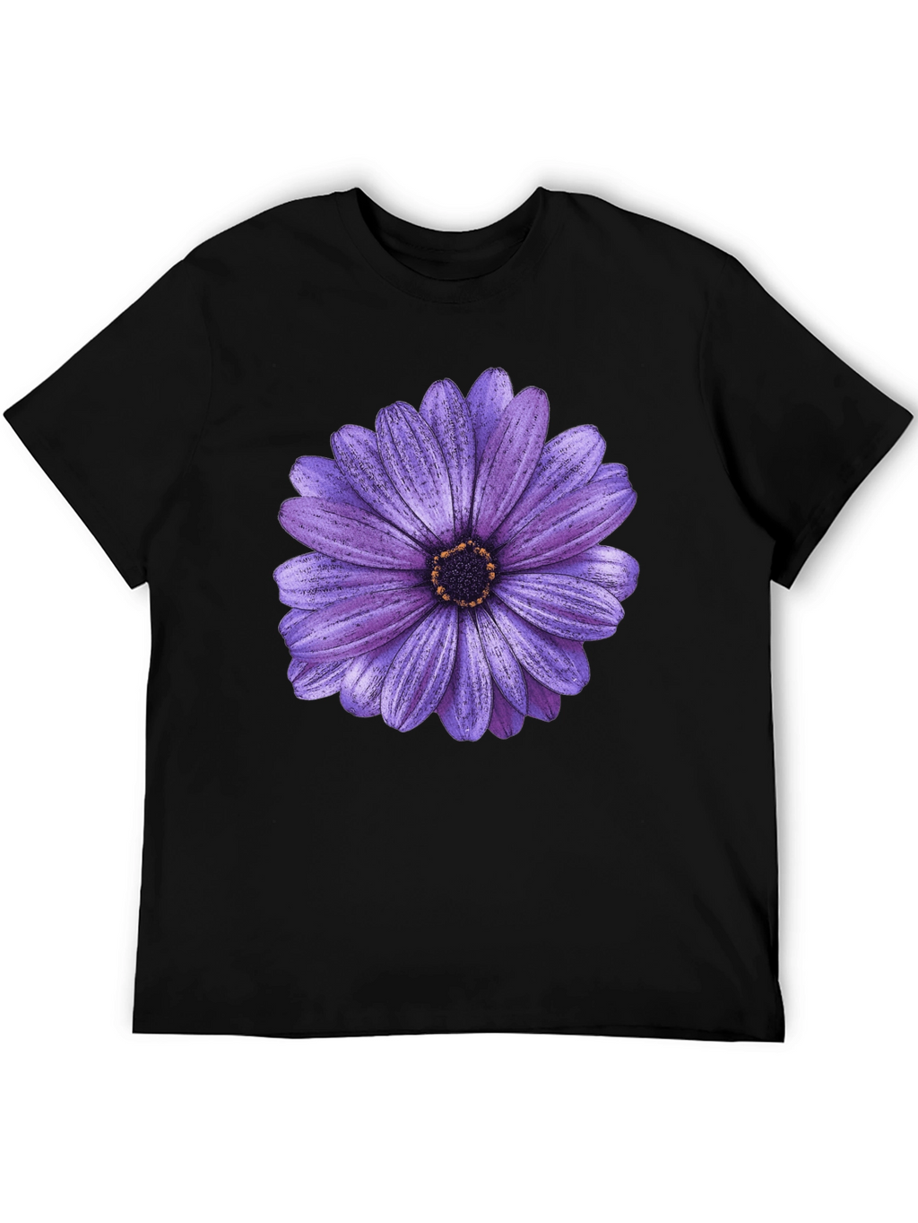 Purple Daisy Graphic T-Shirt
