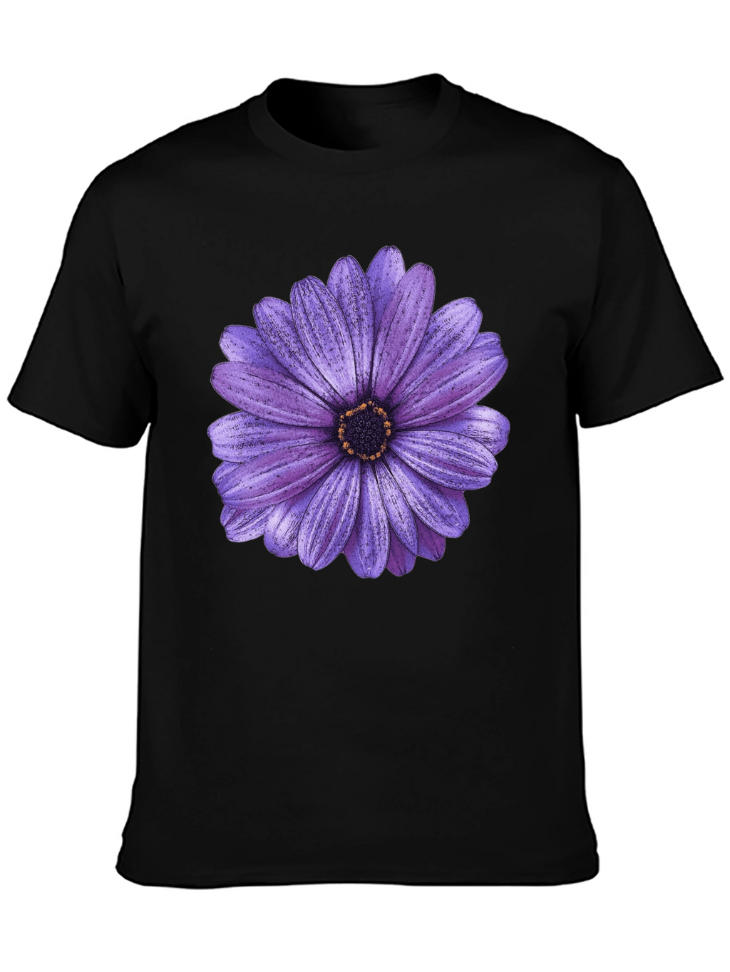Purple Daisy Graphic T-Shirt