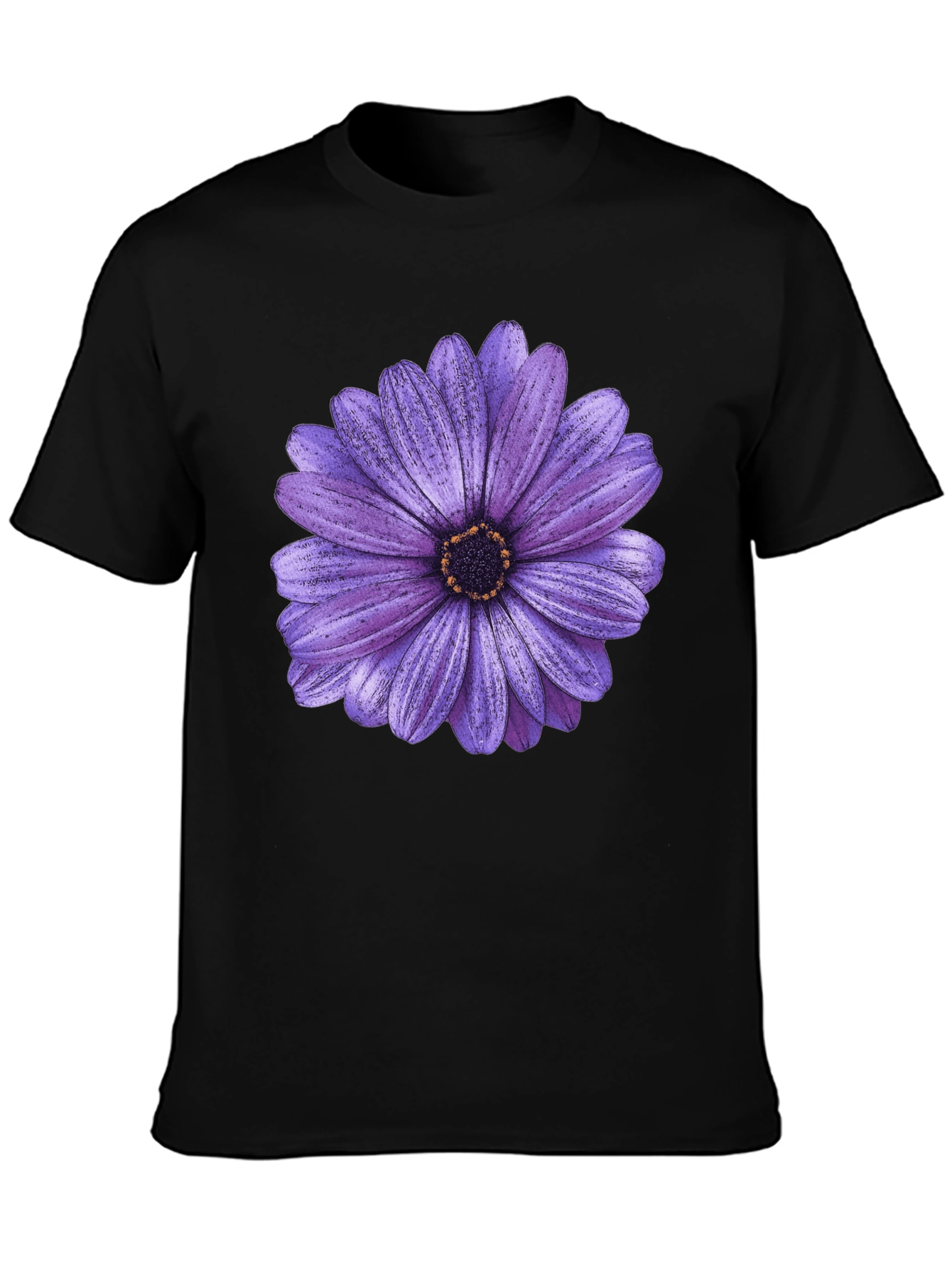 Purple Daisy Graphic T-Shirt