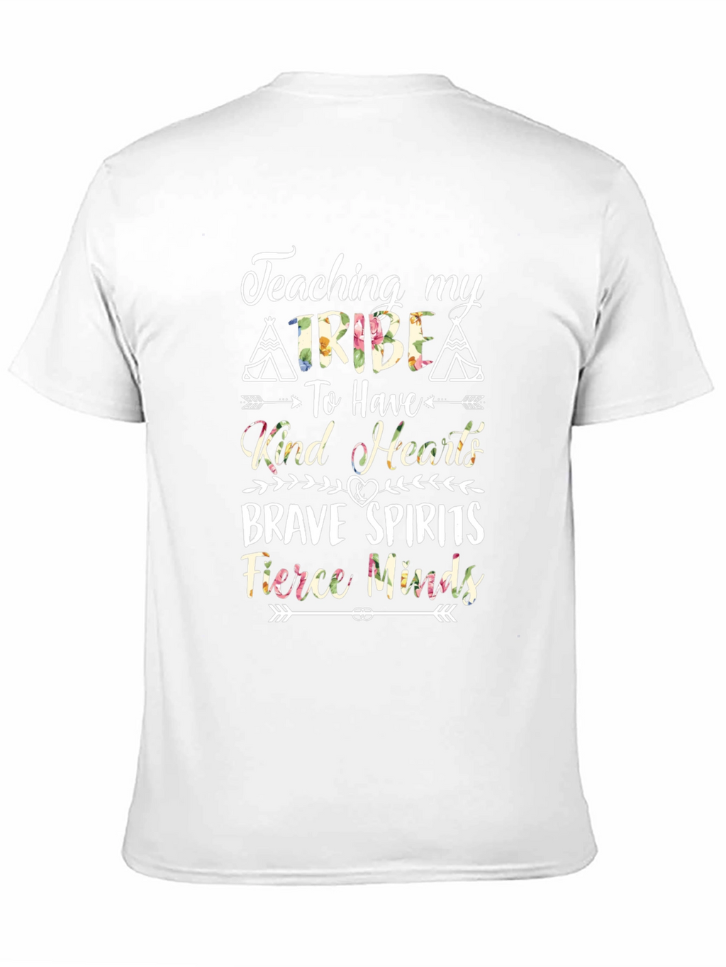 Teaching Tribe Graphic Tee - Kind Hearts Brave Spirits