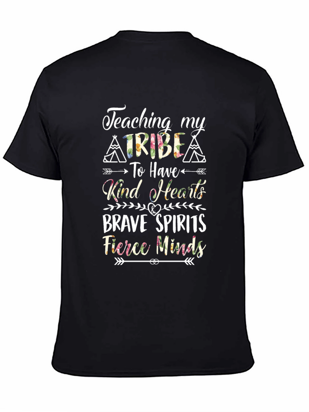 Teaching Tribe Graphic Tee - Kind Hearts Brave Spirits