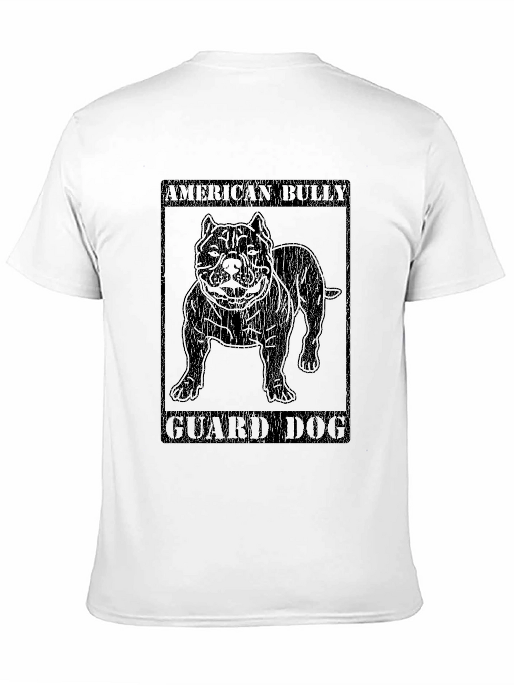 American Bully Guard Dog Black T-Shirt
