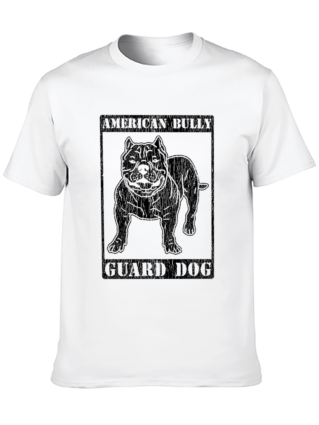 American Bully Guard Dog Black T-Shirt