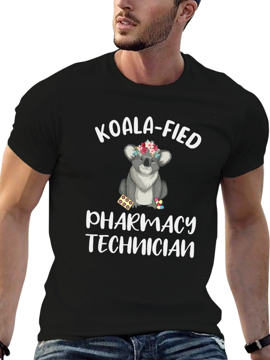 Koala-Fied Pharmacy Technician Graphic Tee