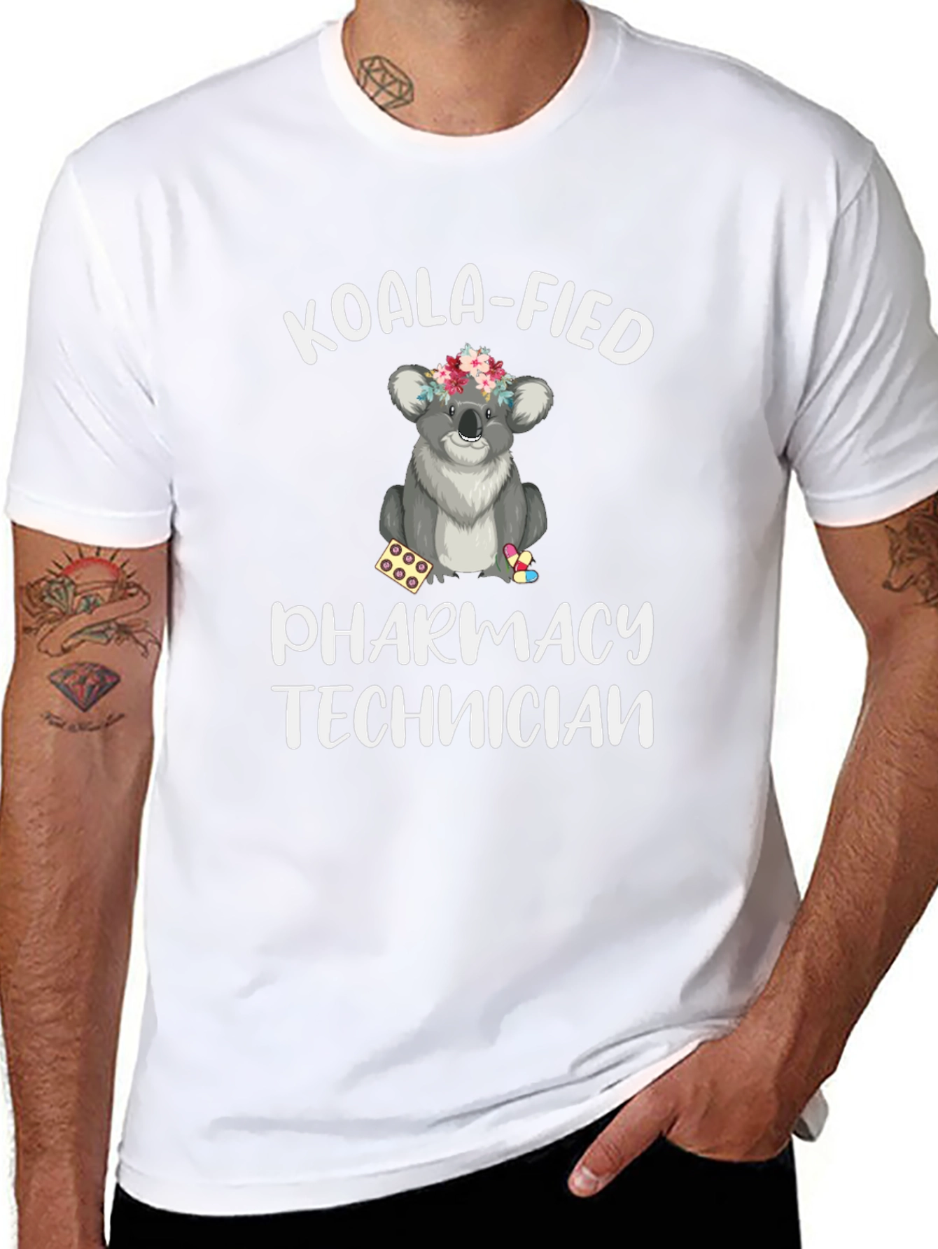 Koala-Fied Pharmacy Technician Graphic Tee