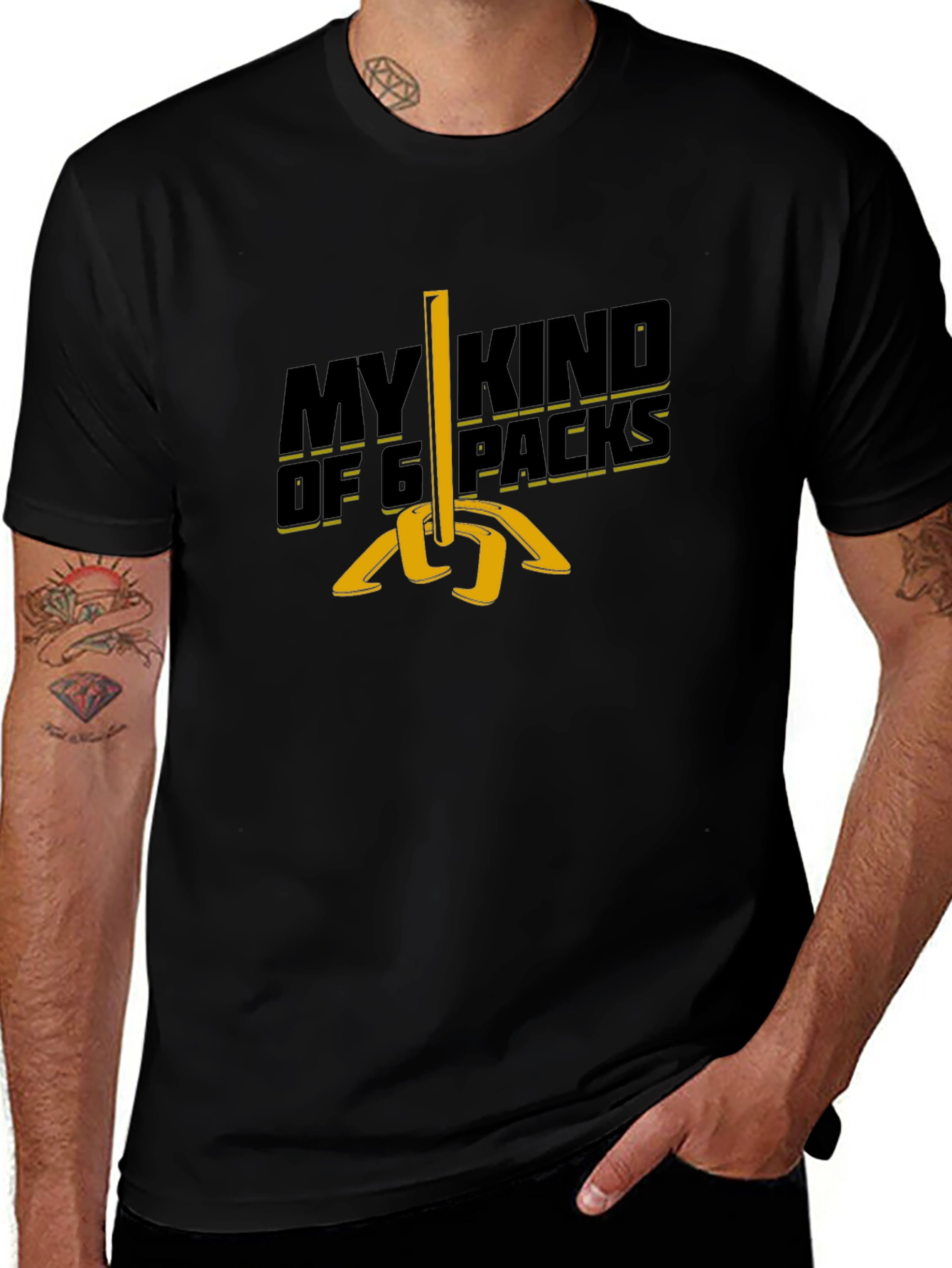 Funny Horseshoe Six Pack T-Shirt