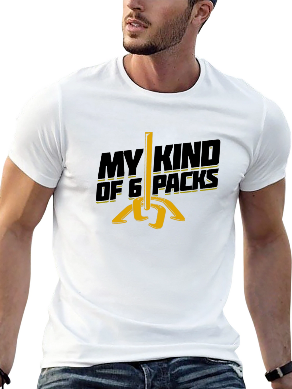 Funny Horseshoe Six Pack T-Shirt
