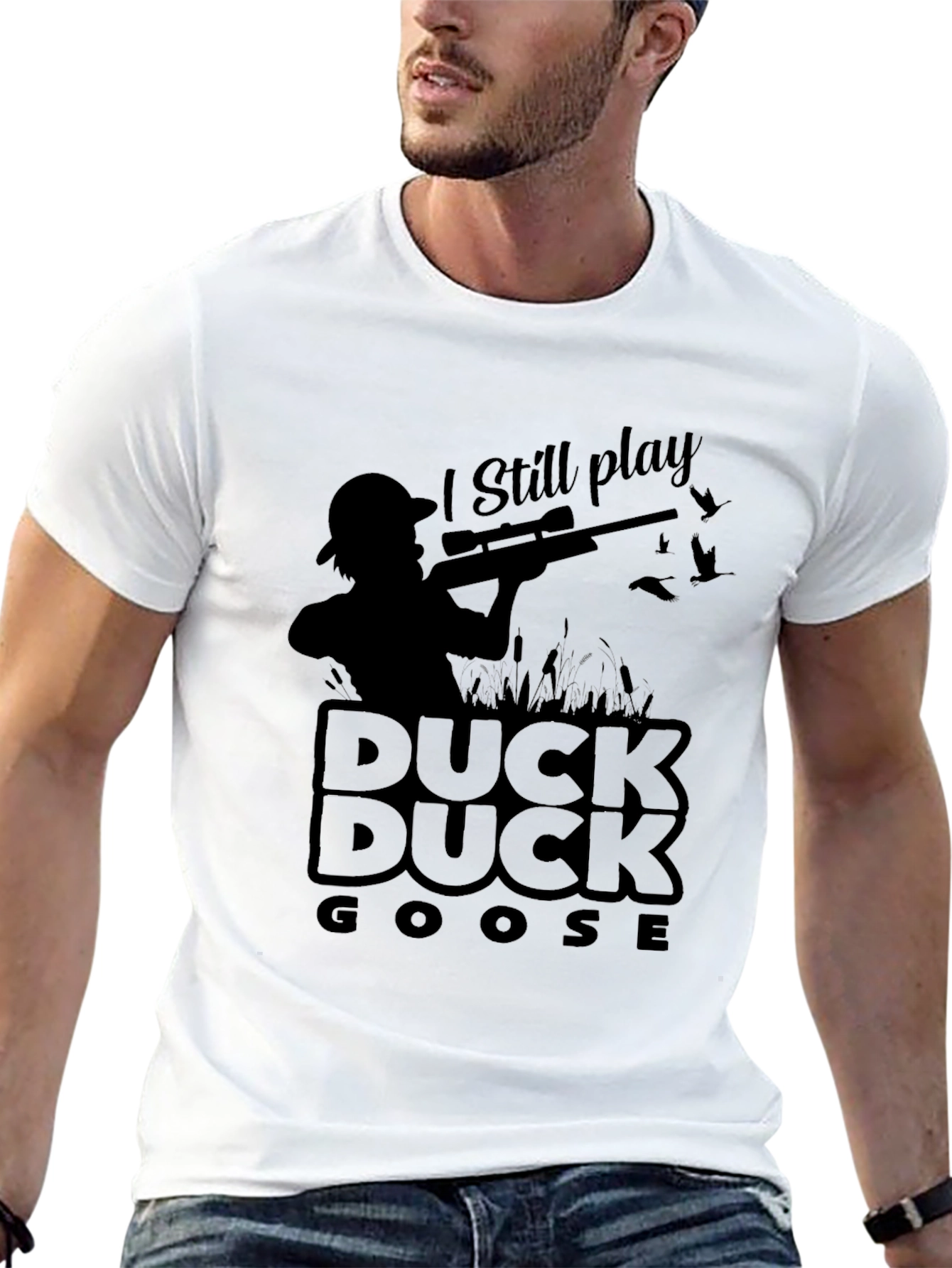 Duck Duck Goose T-Shirt - Hunting Humor Tee