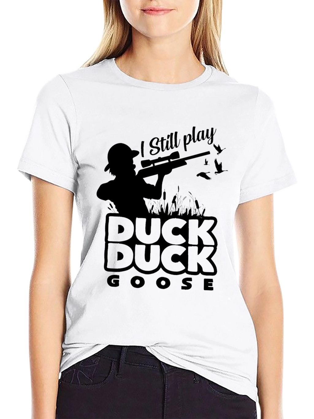 Duck Duck Goose T-Shirt - Hunting Humor Tee