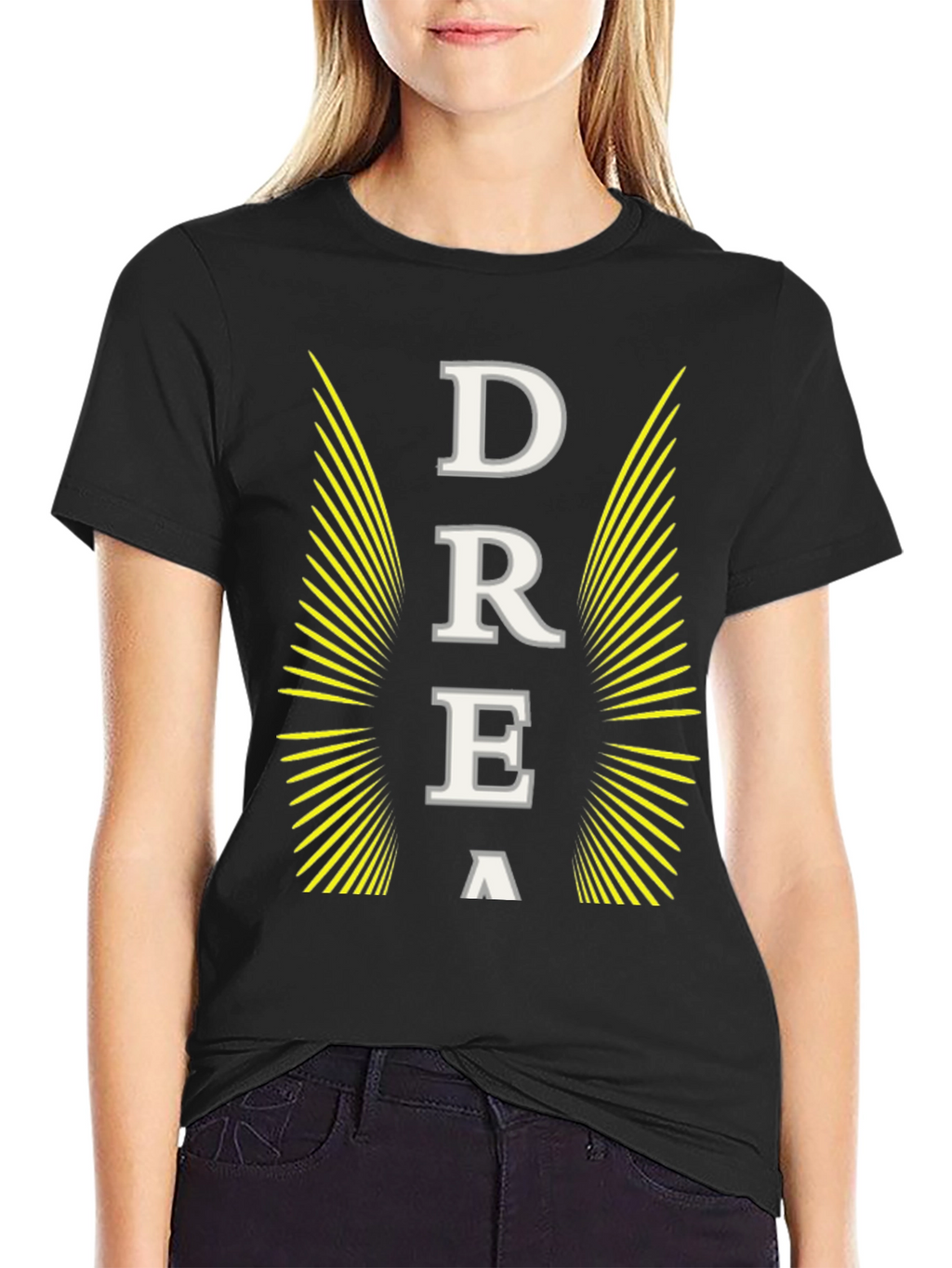 Drea T-Shirt - Black Graphic Tee