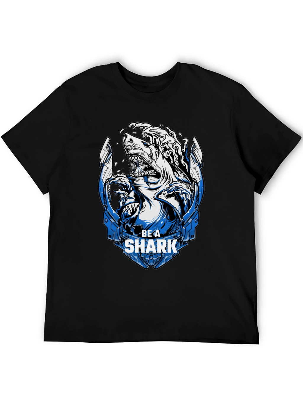 Be A Shark Graphic Print T-Shirt