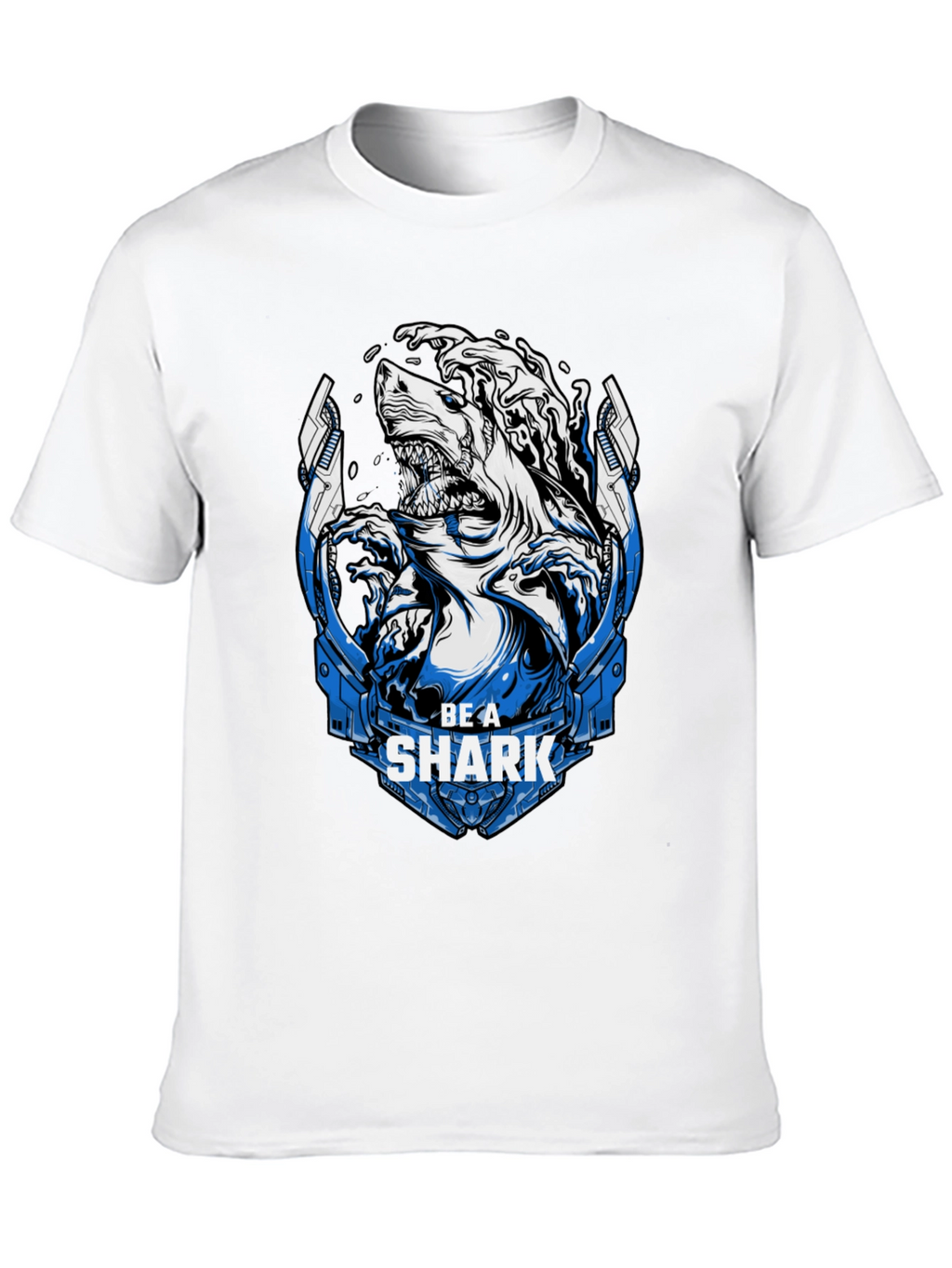 Be A Shark Graphic Print T-Shirt