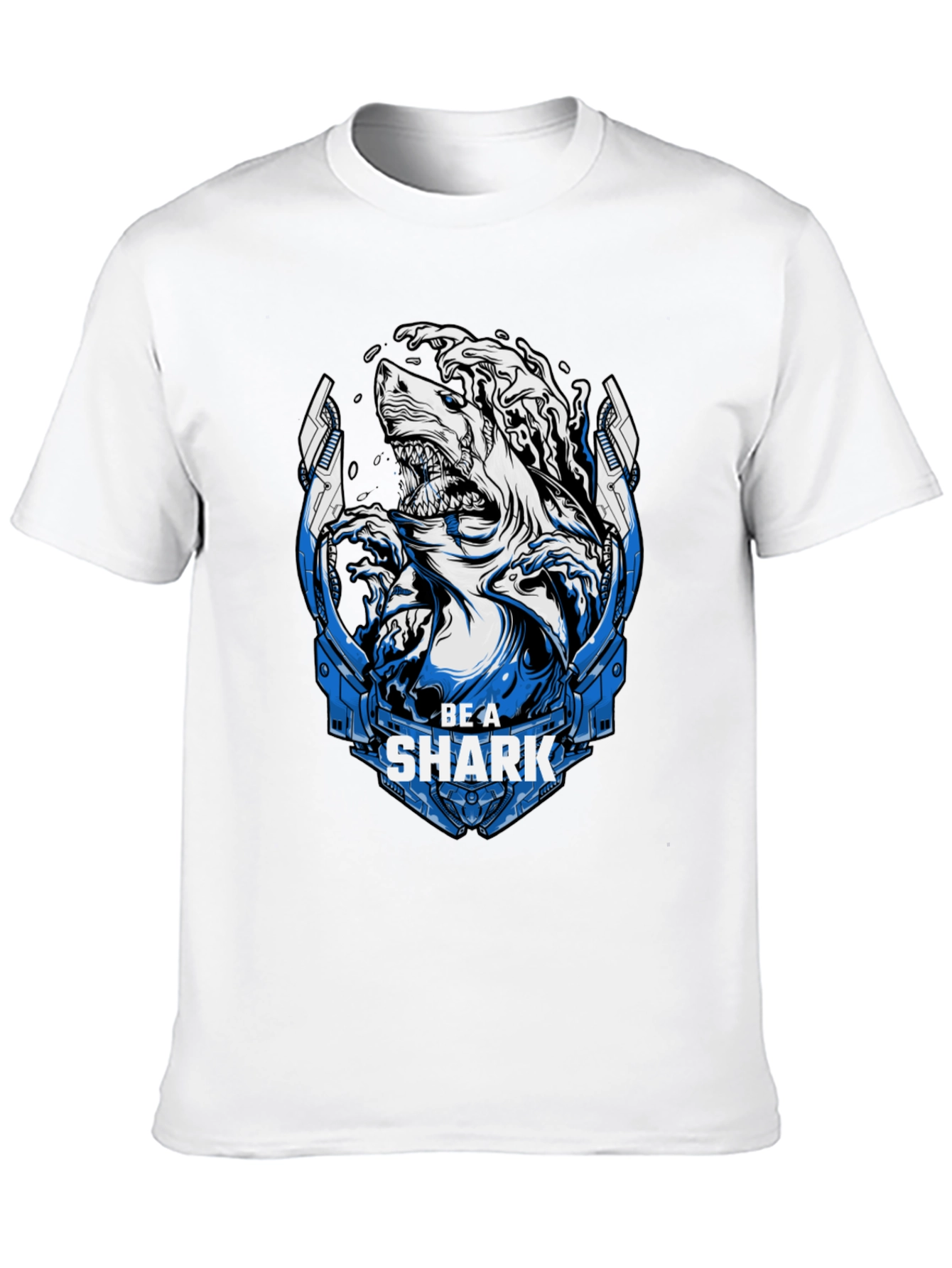 Be A Shark Graphic Print T-Shirt