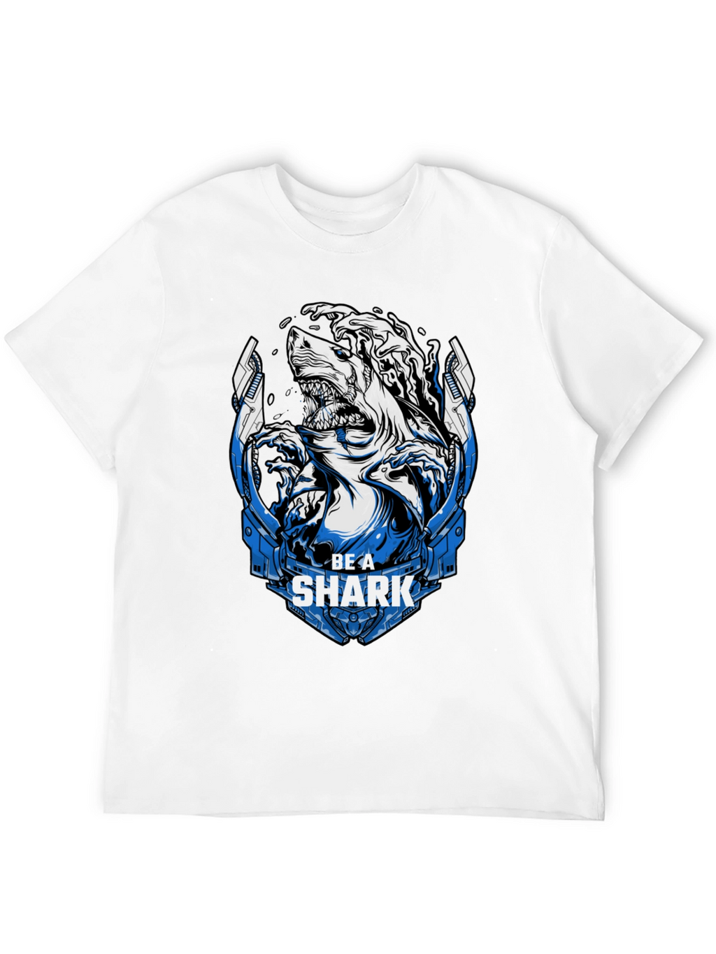 Be A Shark Graphic Print T-Shirt