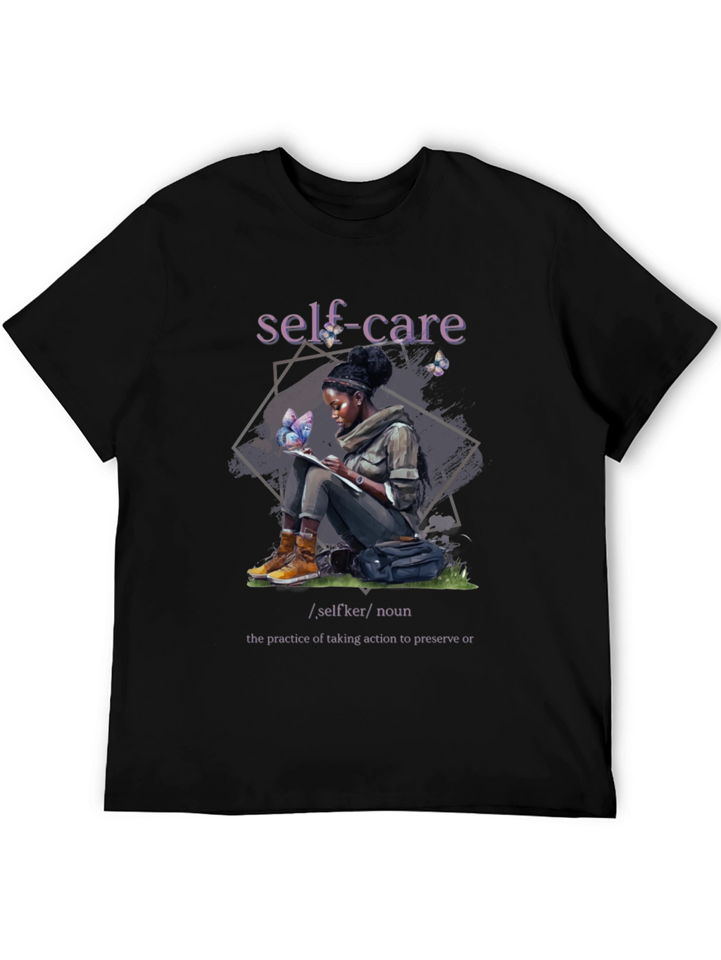 Self-Care Definition T-Shirt - Stylish & Meaningful