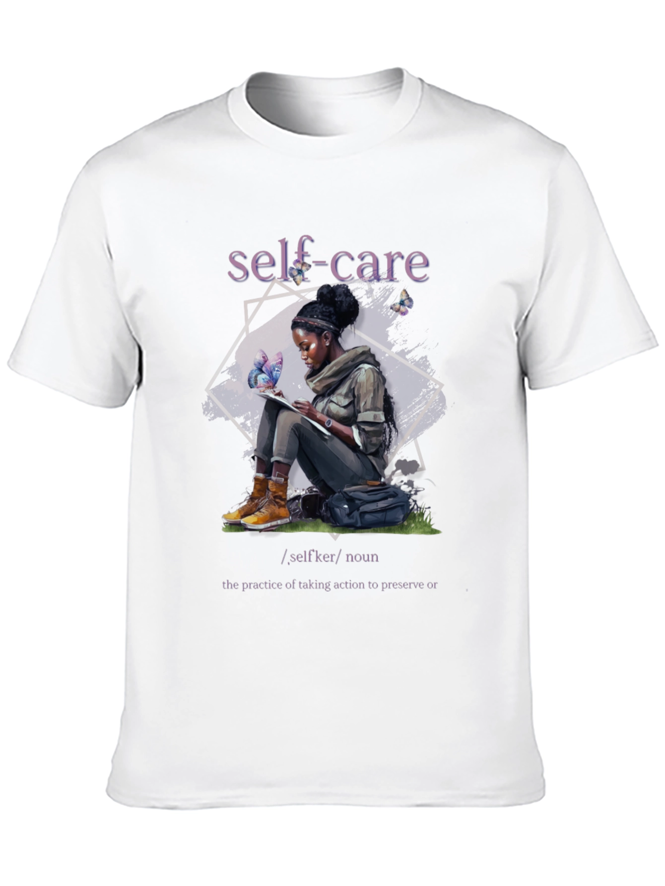 Self-Care Definition T-Shirt - Stylish & Meaningful