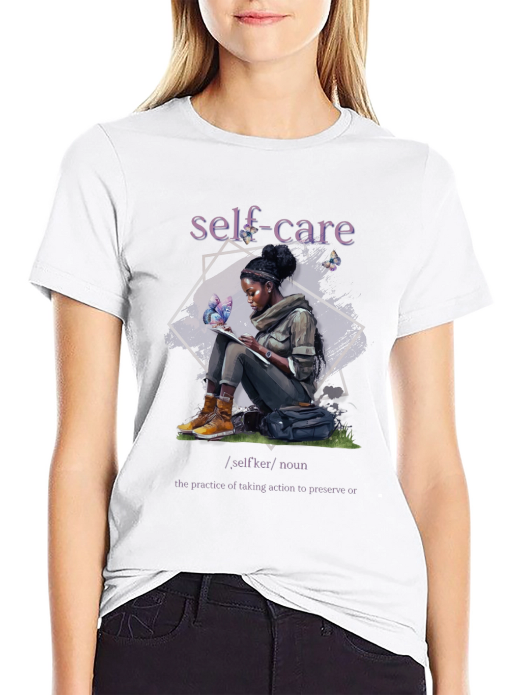 Self-Care Definition T-Shirt - Stylish & Meaningful