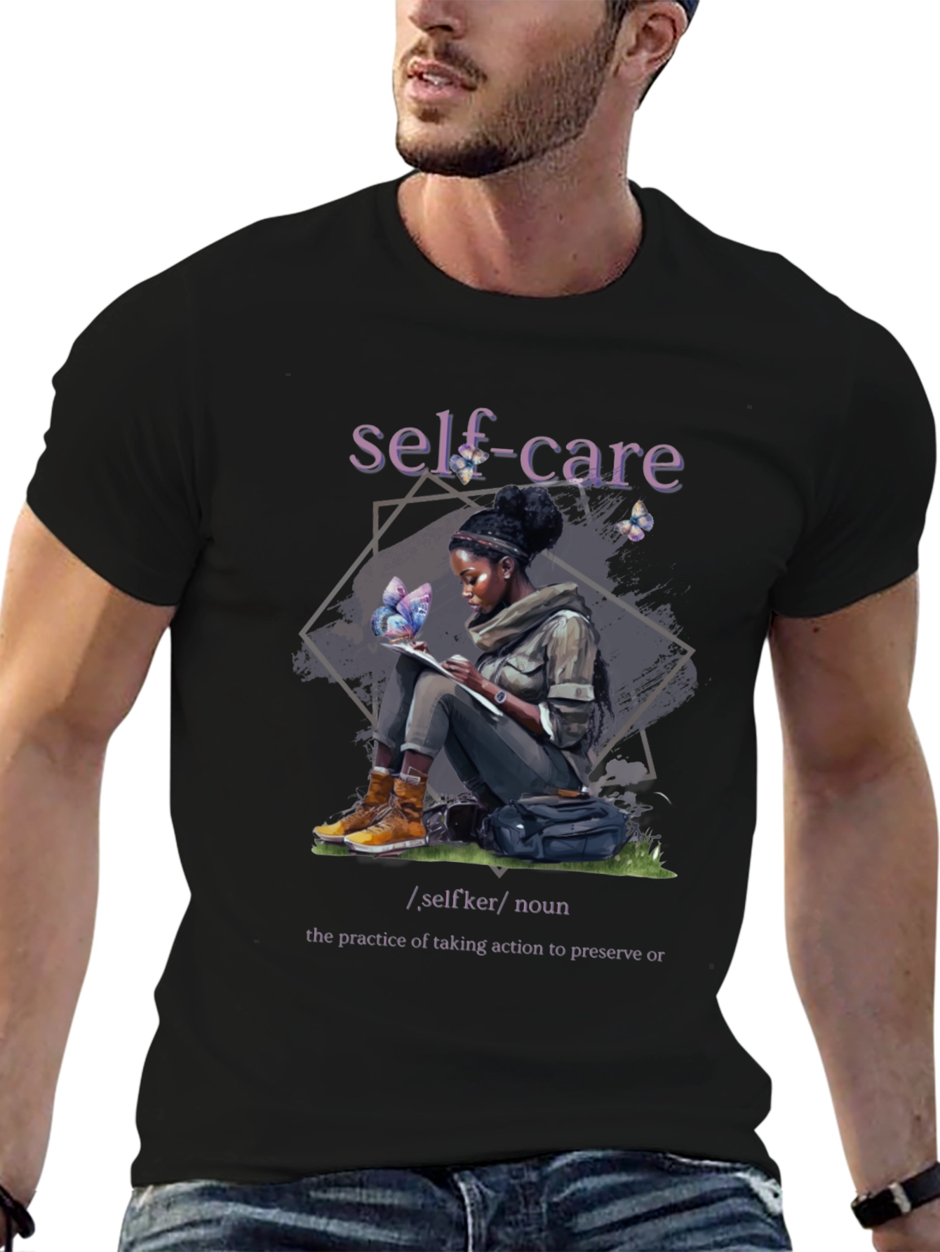 Self-Care Definition T-Shirt - Stylish & Meaningful