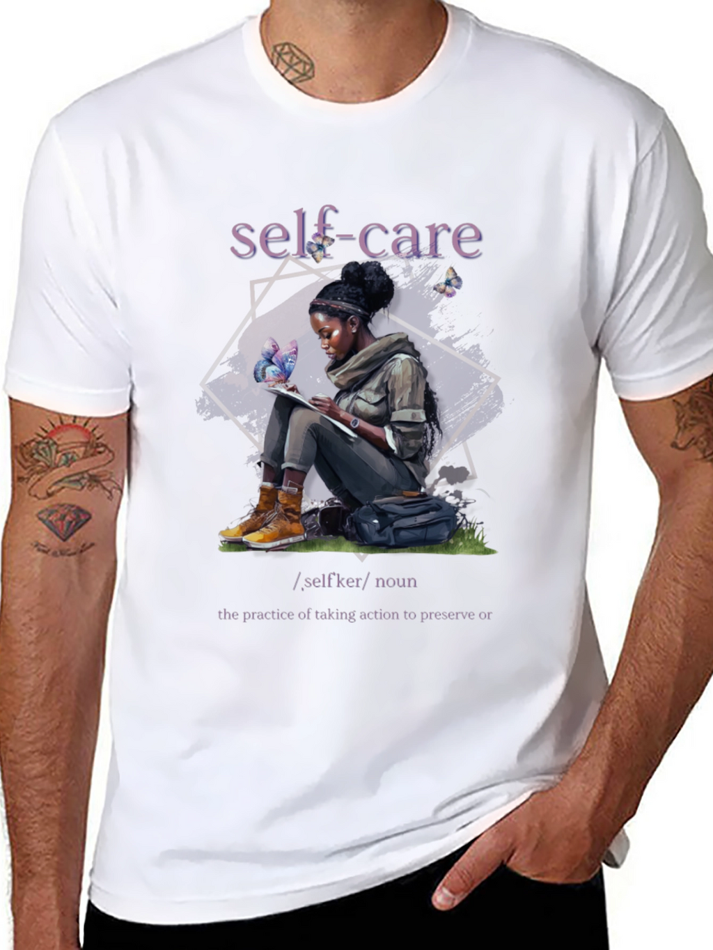 Self-Care Definition T-Shirt - Stylish & Meaningful