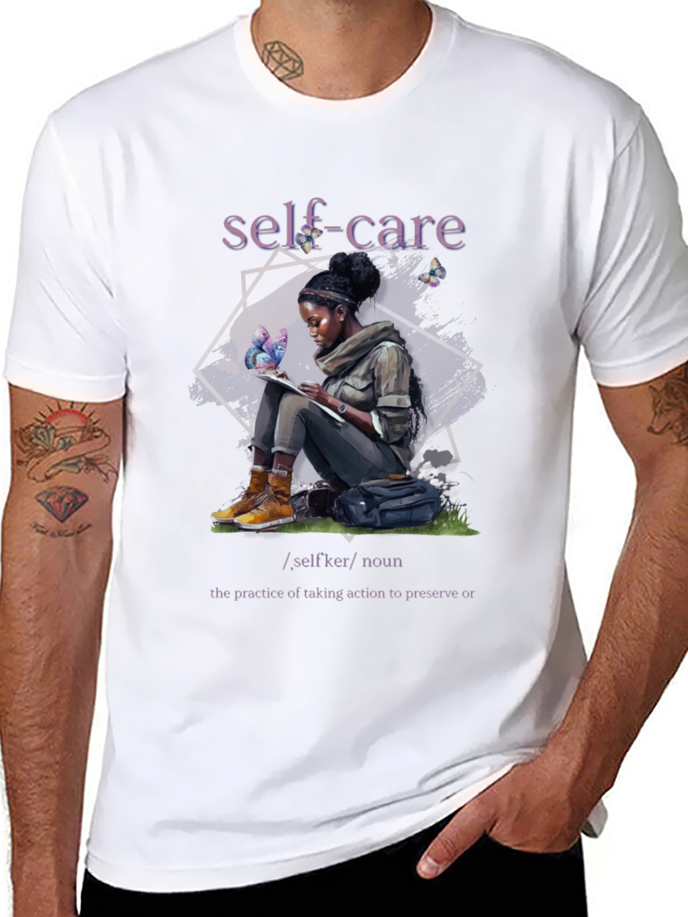Self-Care Definition T-Shirt - Stylish & Meaningful