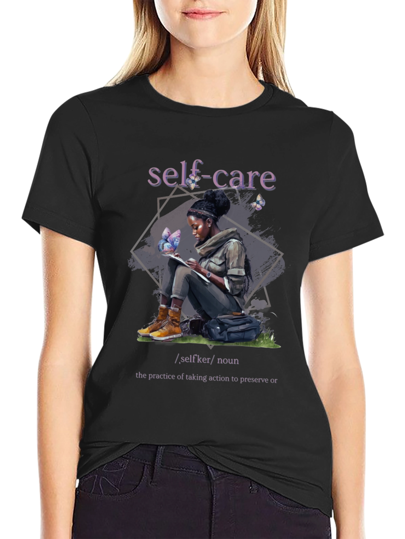 Self-Care Definition T-Shirt - Stylish & Meaningful