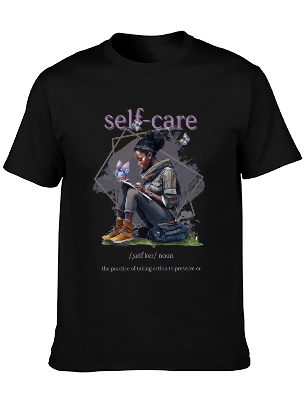 Self-Care Definition T-Shirt - Stylish & Meaningful