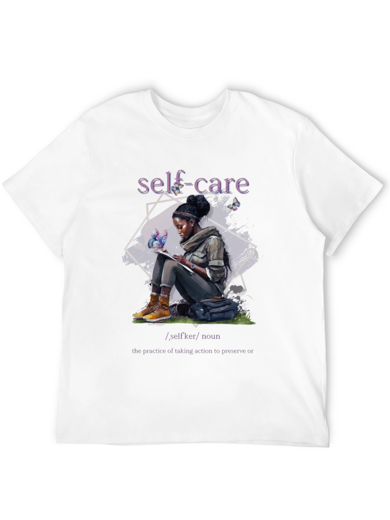 Self-Care Definition T-Shirt - Stylish & Meaningful