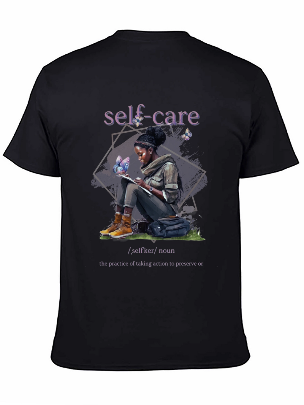 Self-Care Definition T-Shirt - Stylish & Meaningful