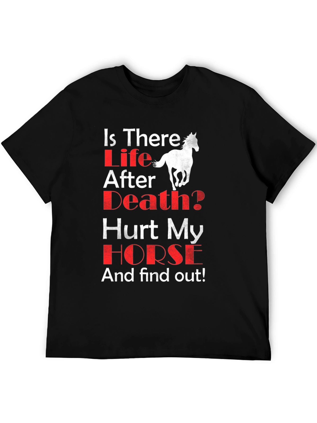 Is There Life After Death? Horse T-Shirt