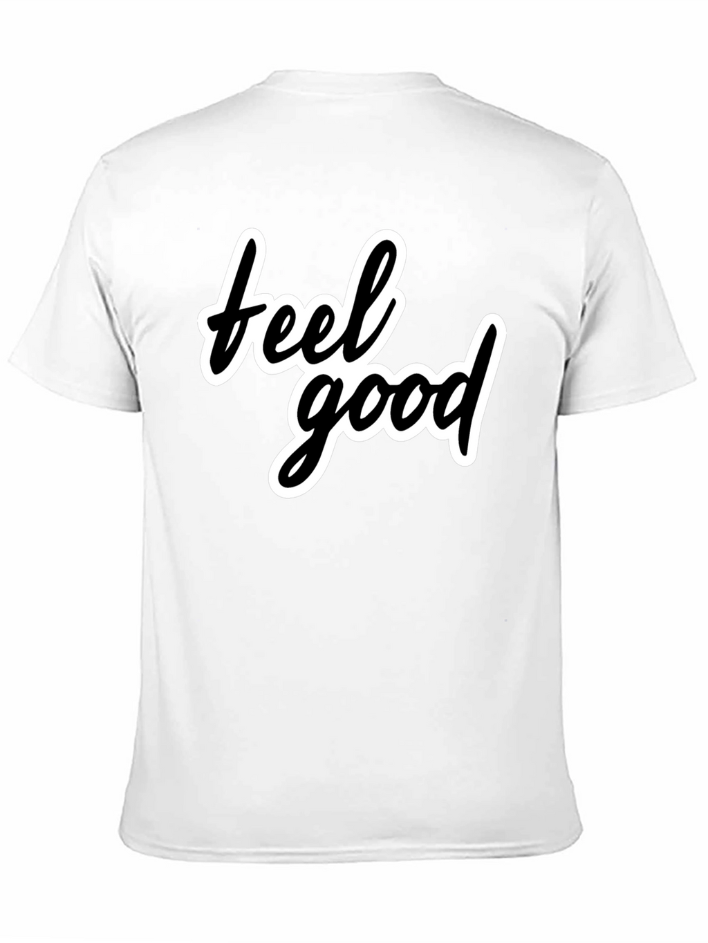 Feel Good Black T-Shirt - Stylish Casual Wear