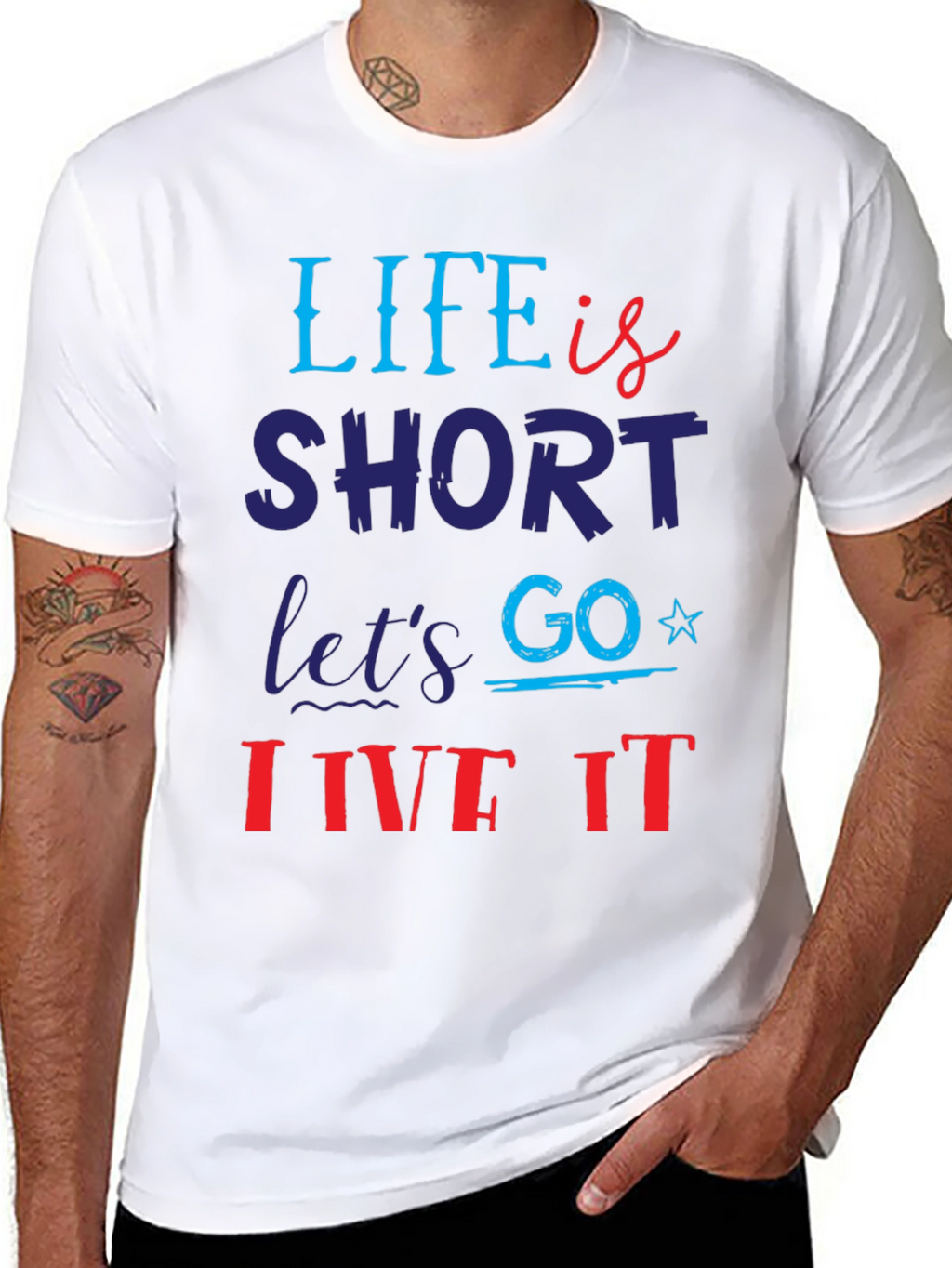 Life is Short Graphic T-Shirt