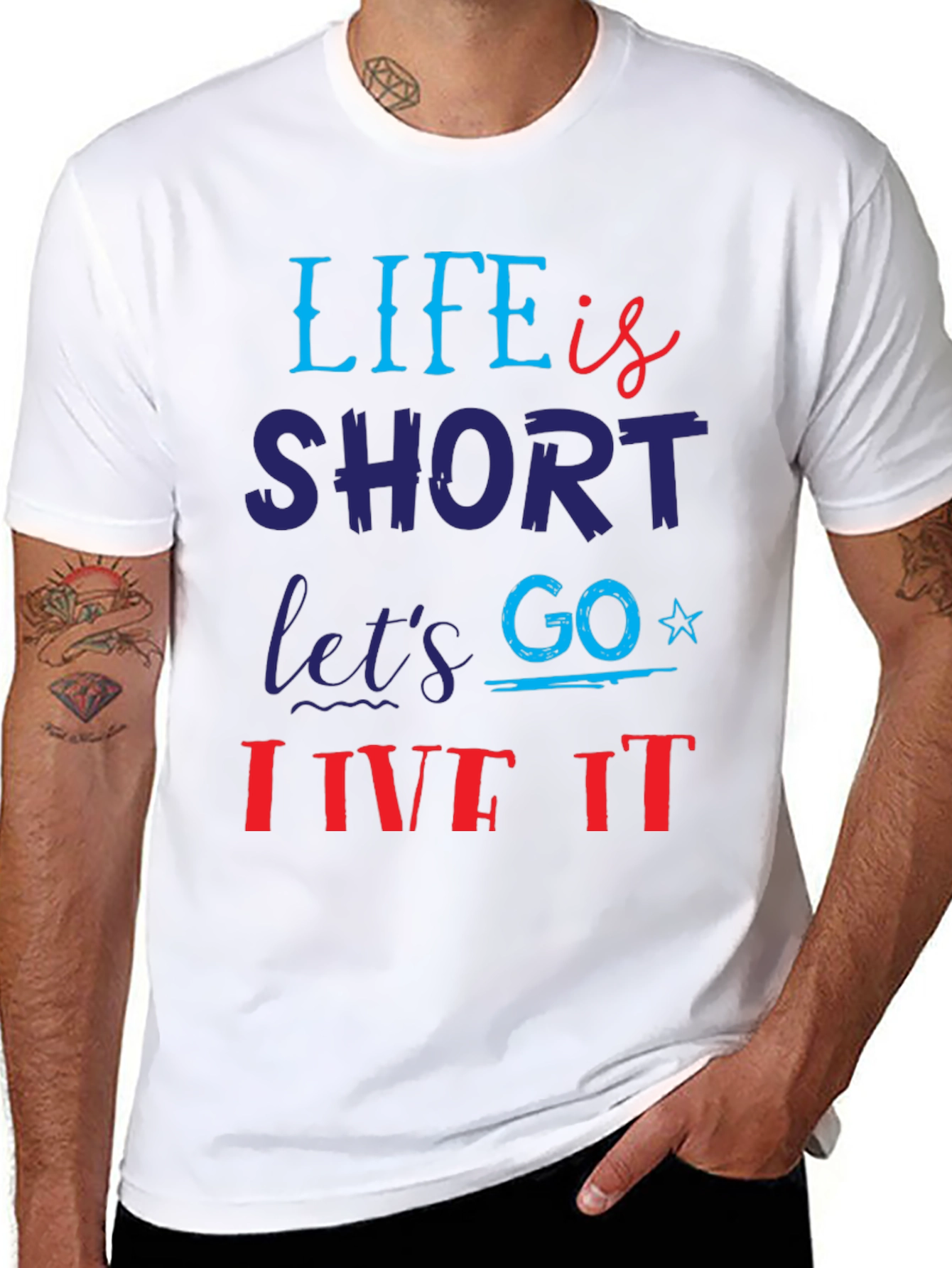 Life is Short Graphic T-Shirt