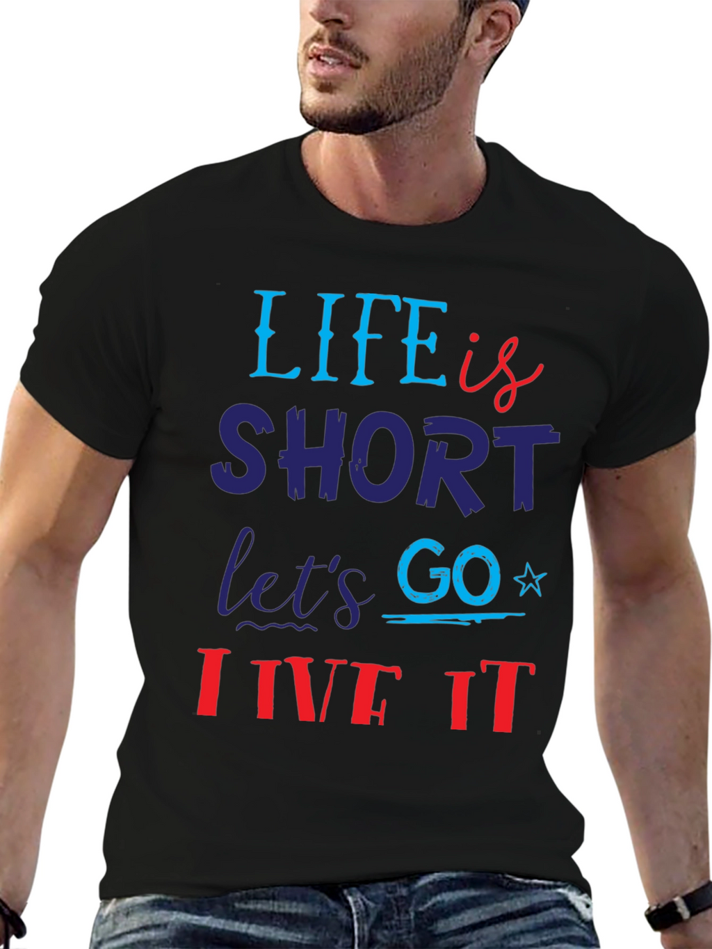 Life is Short Graphic T-Shirt