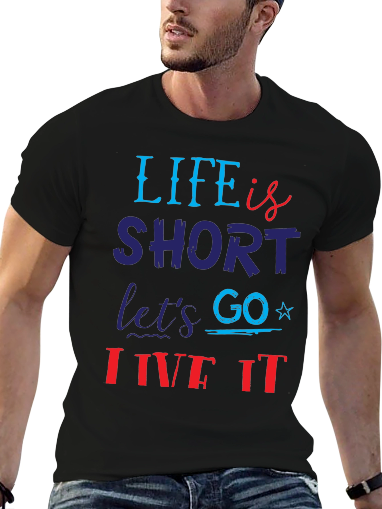 Life is Short Graphic T-Shirt