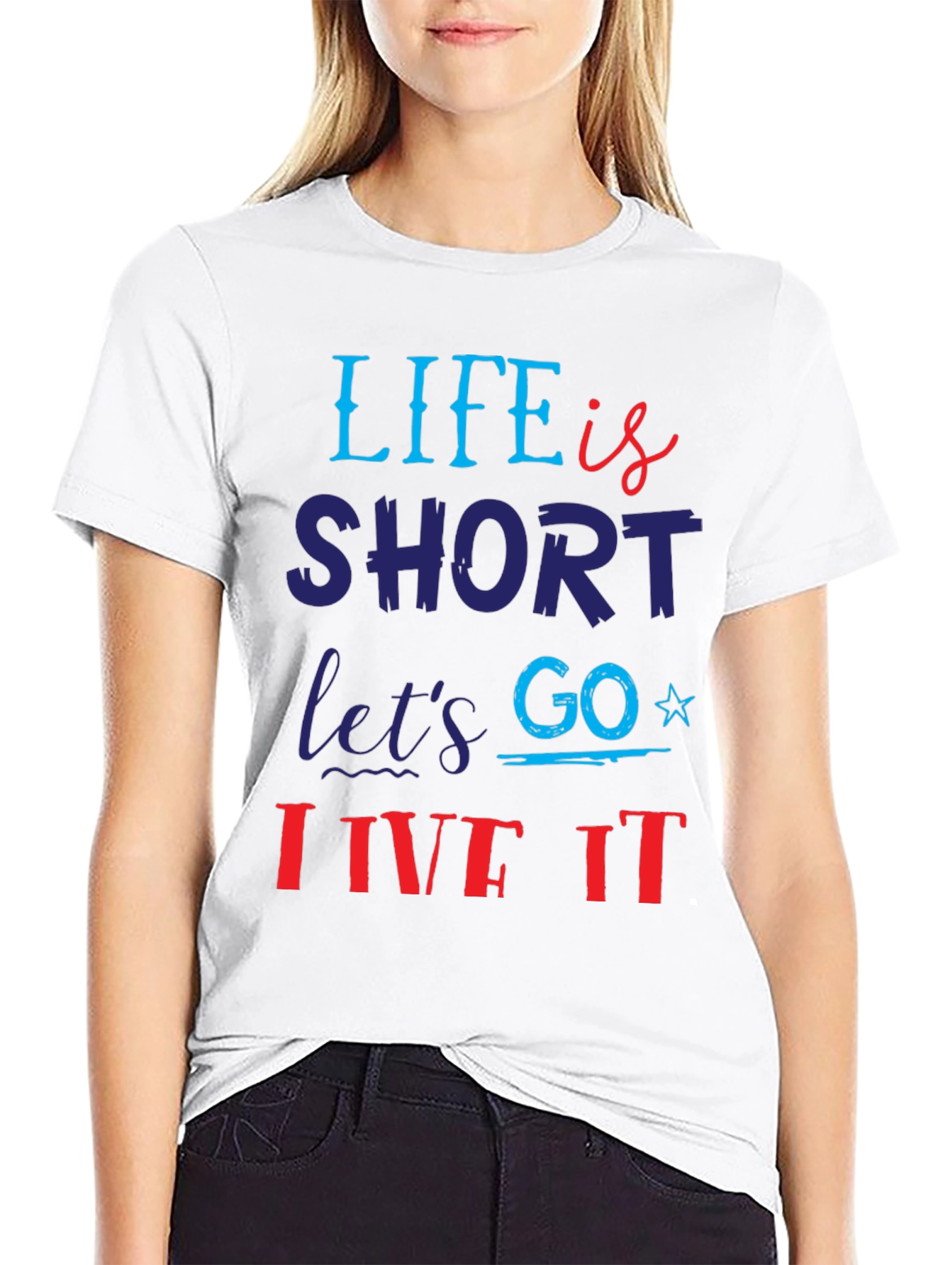 Life is Short Graphic T-Shirt