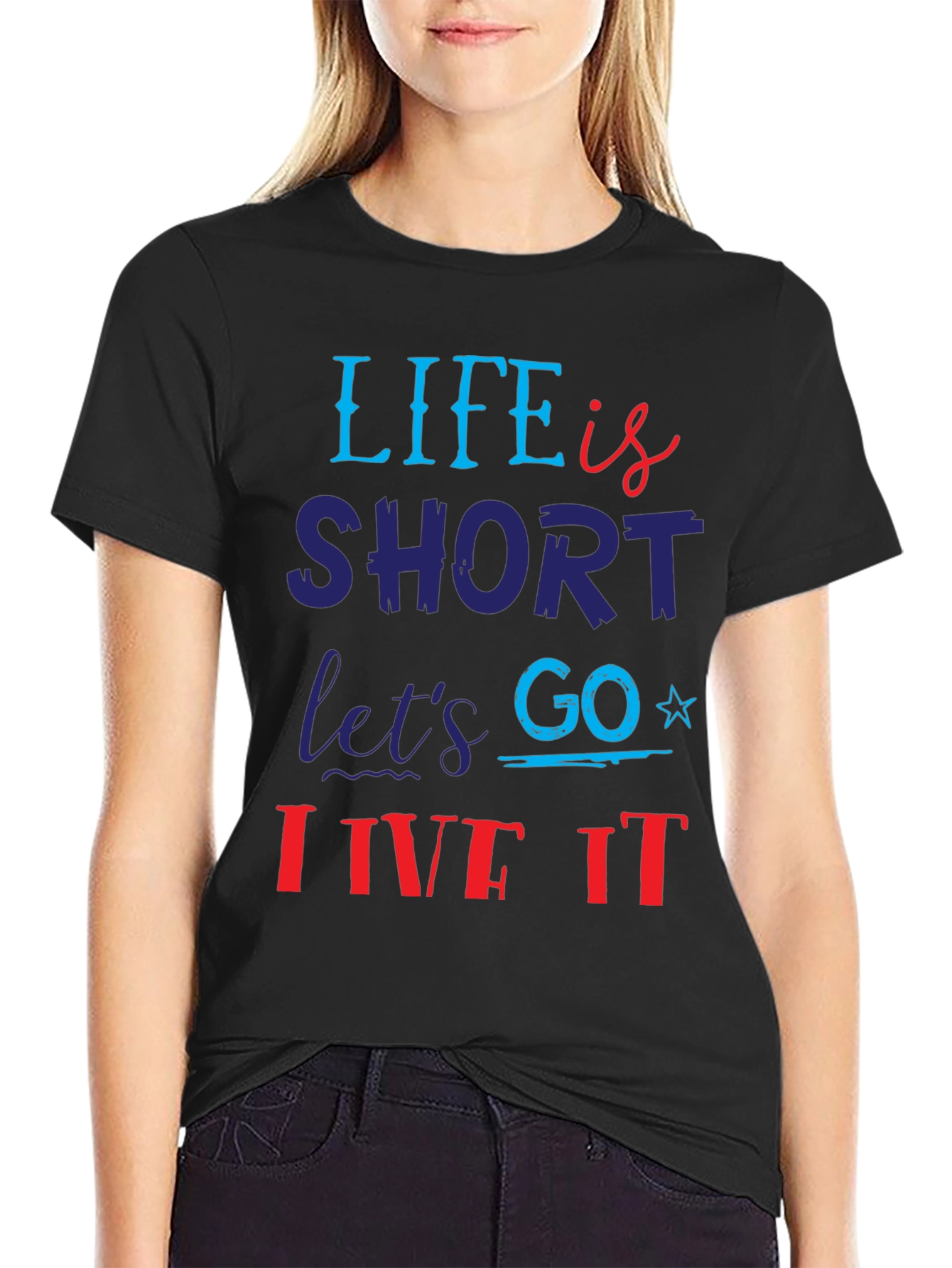 Life is Short Graphic T-Shirt